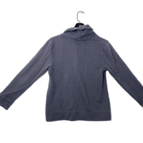 Merona Sweatshirt Size Medium Gray Button Up with Pockets #025 - Picture 6 of 7